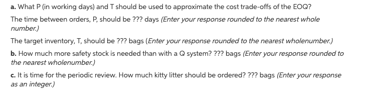 Sam's Cat Hotel operates 49 weeks per year, 6