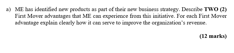 case study Answer ALL questions based on the