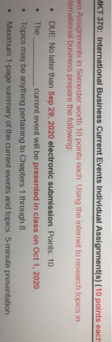 Using the International Business Textbook (13th