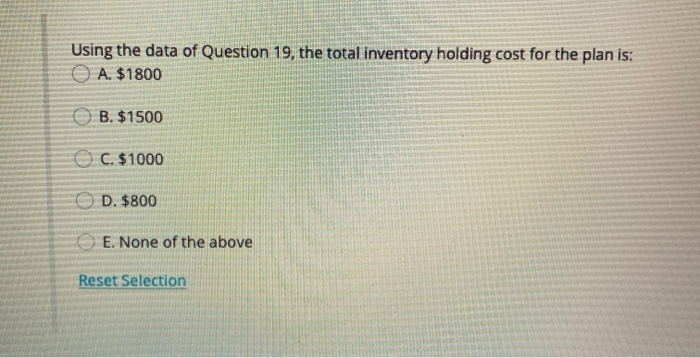 Note that Questions 19,20 and 21 use the same