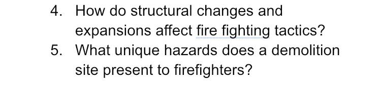 two parts please 4. How do structural changes and