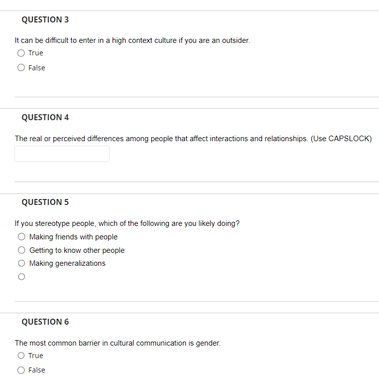 It can be difficult to enter in a high context