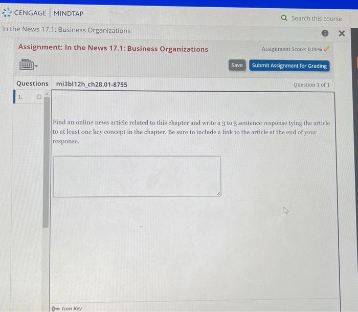 Assignment: In the News 17.1: Business