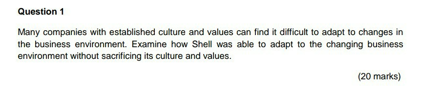 Question 1 Many companies with established