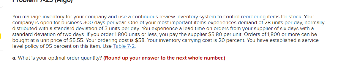TABLE 7-2 Standard Deviations and Probabilities