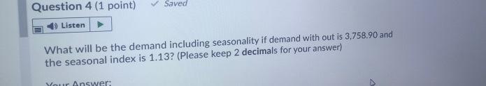 Question 17 (1 point) Saved Listen The Absolute