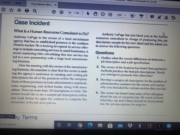 Adobe Acrobat Reader DC Ilome Gary Dessler, Nta -