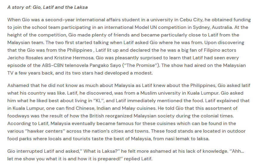 I need a reaction/realization paper about it. 2-3