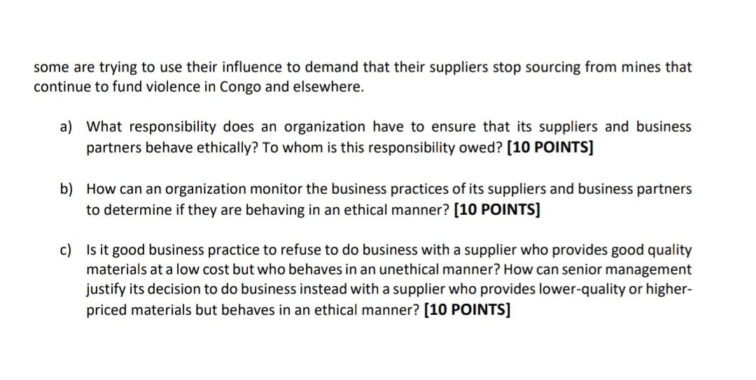 some are trying to use their influence to demand