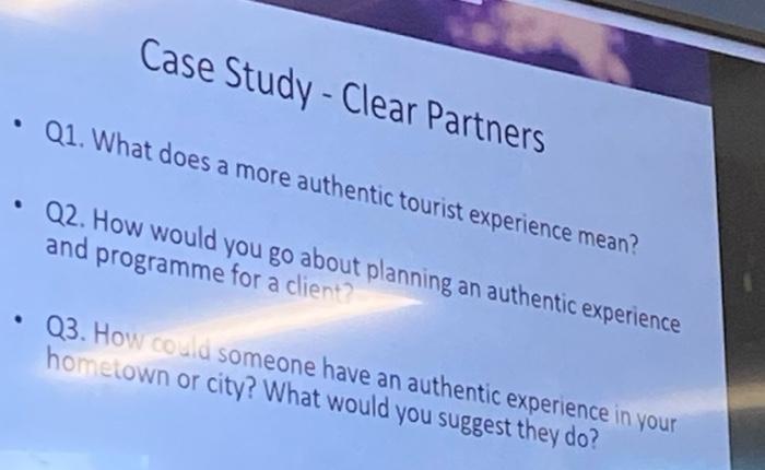 Case study - Clear Partners Q1. What does a more