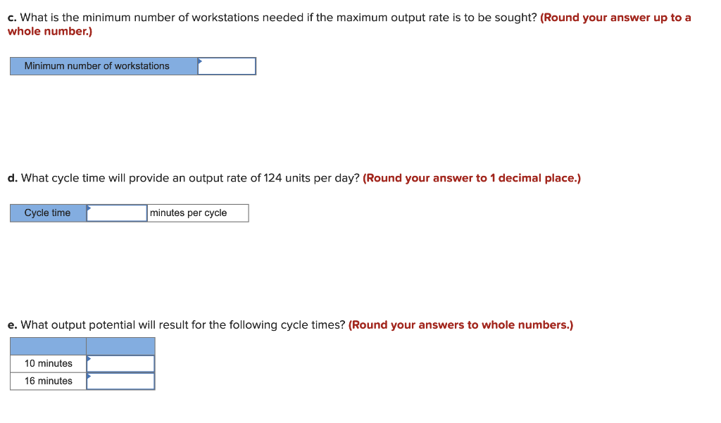 An assembly line with 15 tasks is to be balanced.