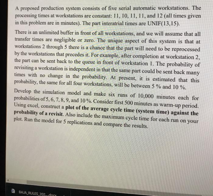 systems simulation class Help please show what i