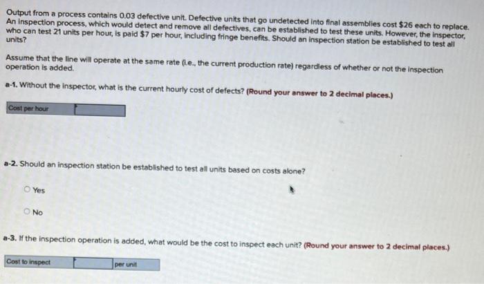 Output from a process contains 0.03 defective