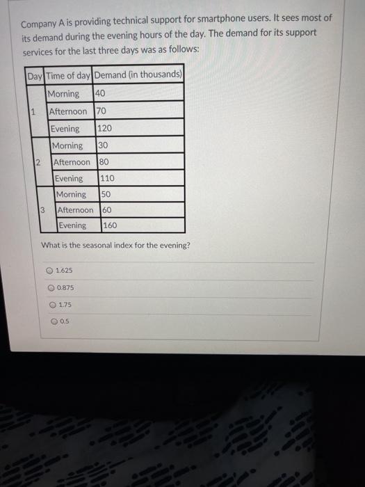 please help asap Company A is providing technical