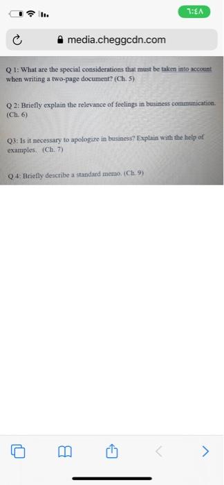 1:&A A media.cheggcdn.com Q1: What are the