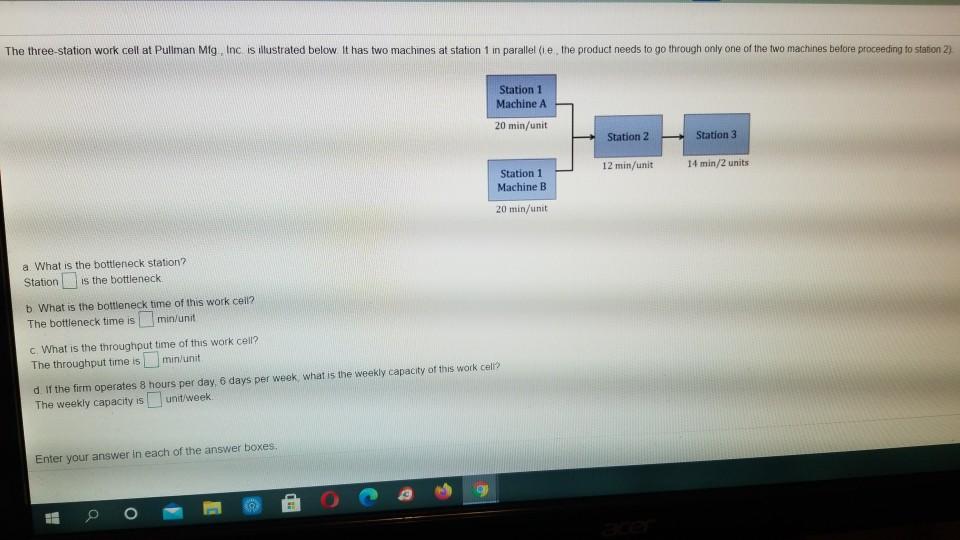 The three-station work cell at Pullman Mig. Inc