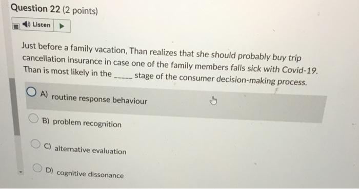 Just before a family vacation, Than realizes that