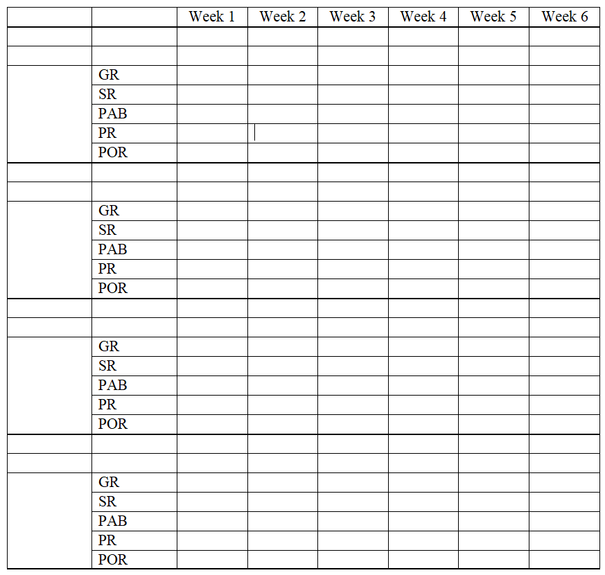 Given the following data, develop MRP plans for