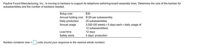Pauline Found Manufacturing, Inc., is moving to
