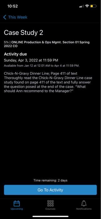 10:52 < This Week Case Study 2 5% | ONLINE