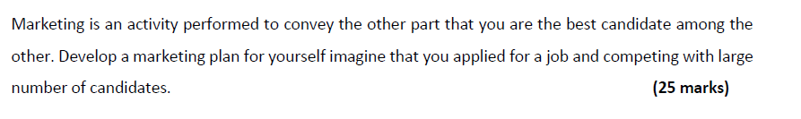 Marketing is an activity performed to convey the