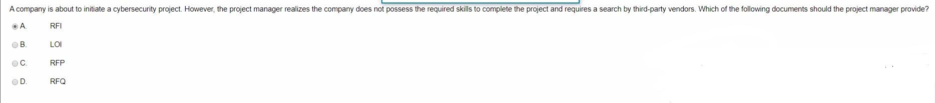 A company is about to initiate a cybersecurity