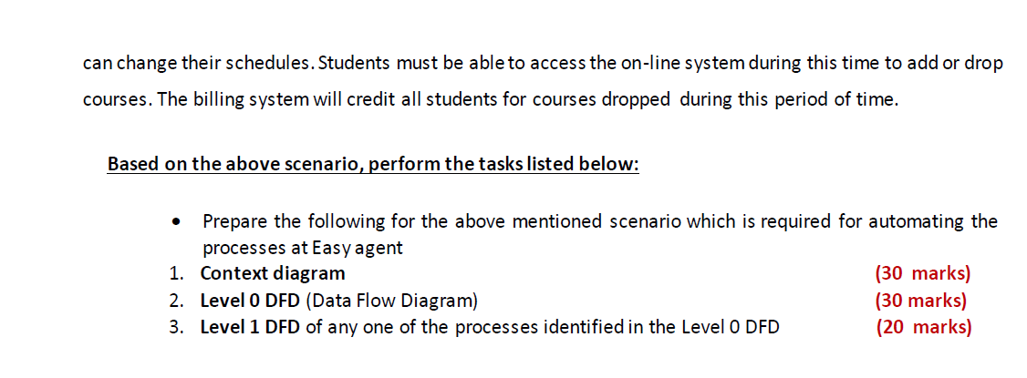 Task B: Read the following scenario, understand