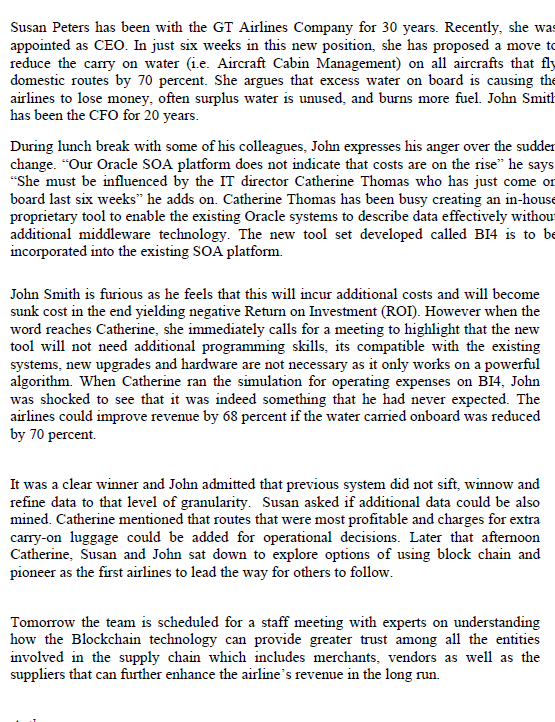 Susan Peters has been with the GT Airlines