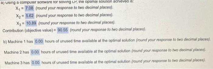 Kalyan Singhal Corp. makes three products, and it