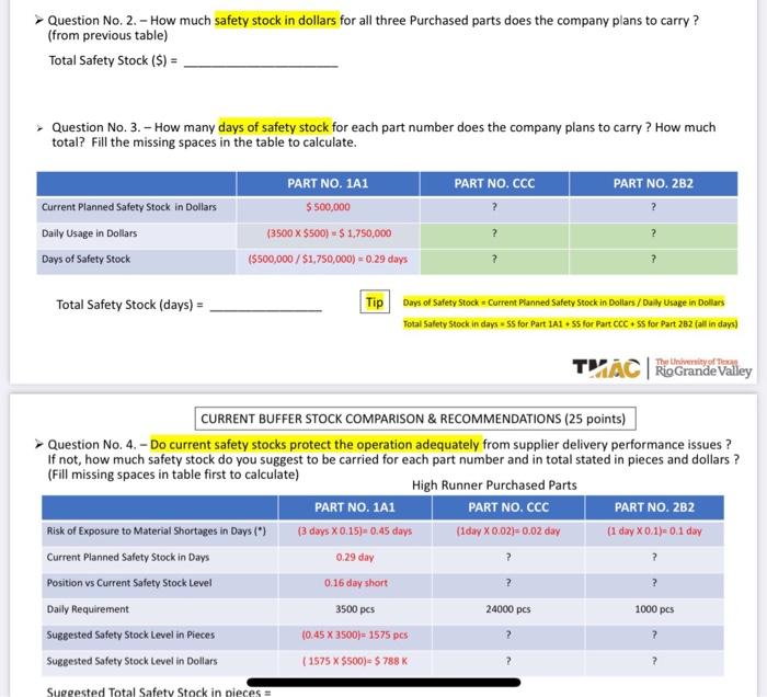just 5&6 please placed orders for materials and