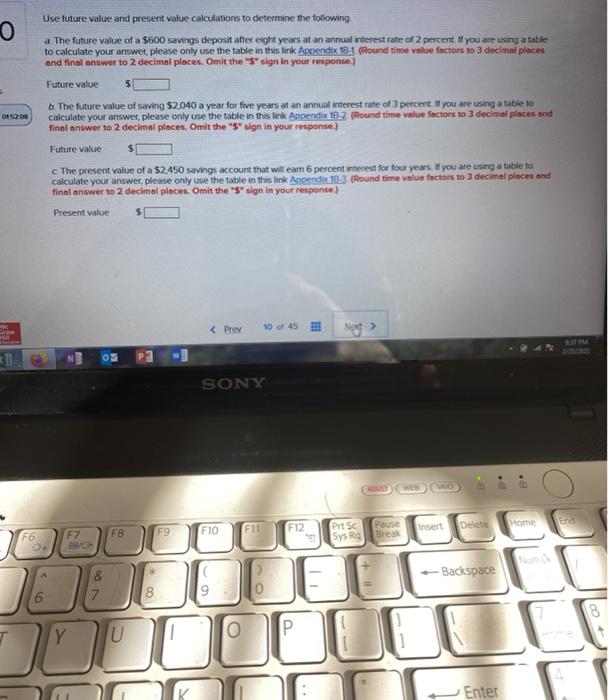 Use future value and present value calculations