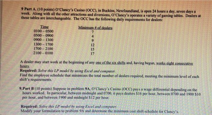 No paperwork. Use excel Lp solver and model step