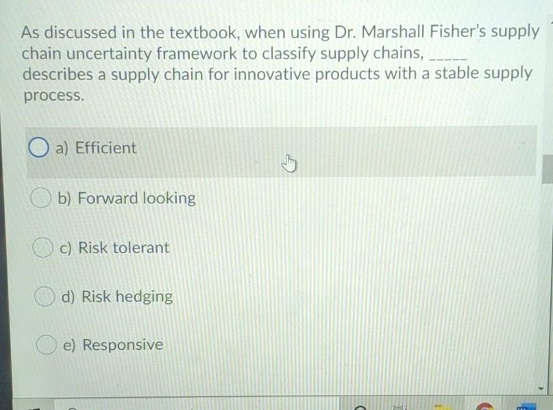 As discussed in the textbook, when using Dr.