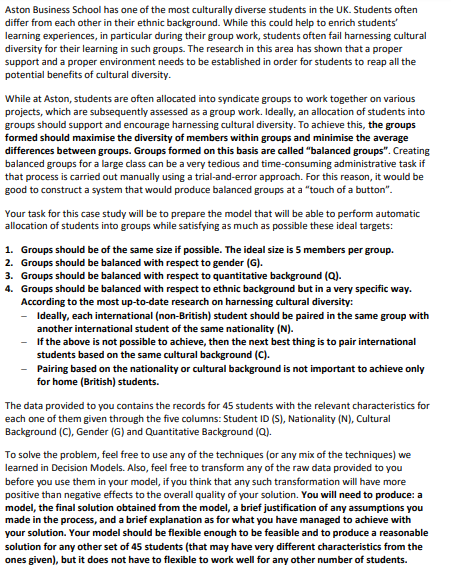 The data set for this problem is provided