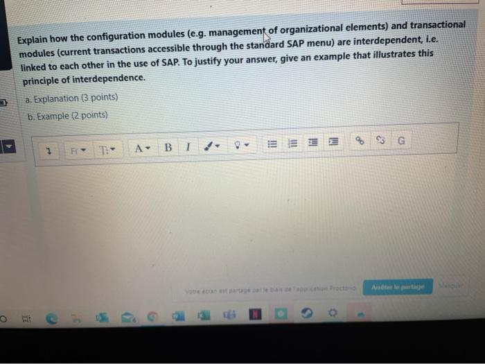 only50 ish words Explain how the configuration
