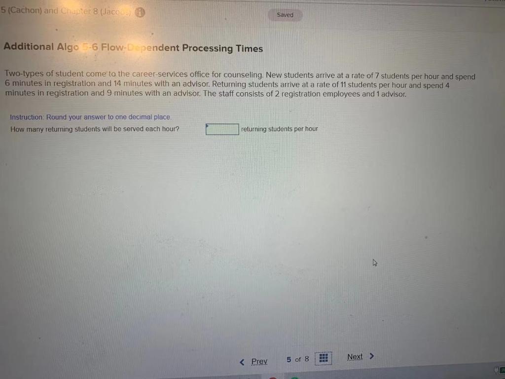 5 (Cachon) and Chapter 8 (Jacob Saved Additional