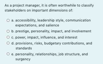 As a project manager, it is often worthwhile to
