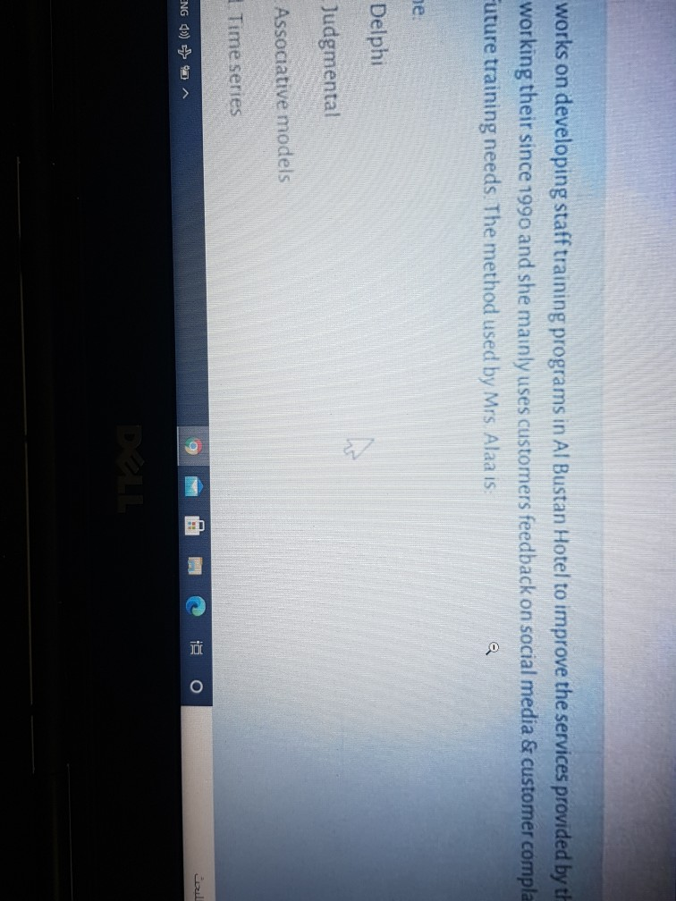 works on developing staff training programs in Al