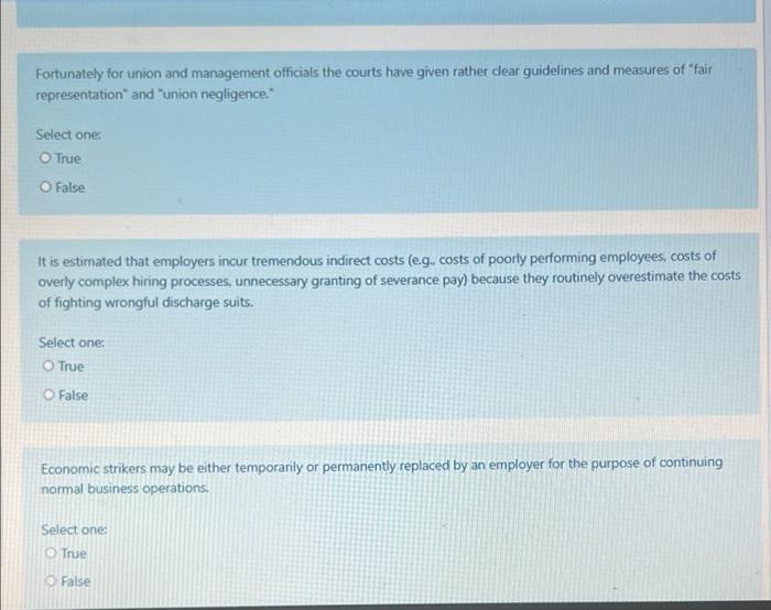 Fortunately for union and management officials