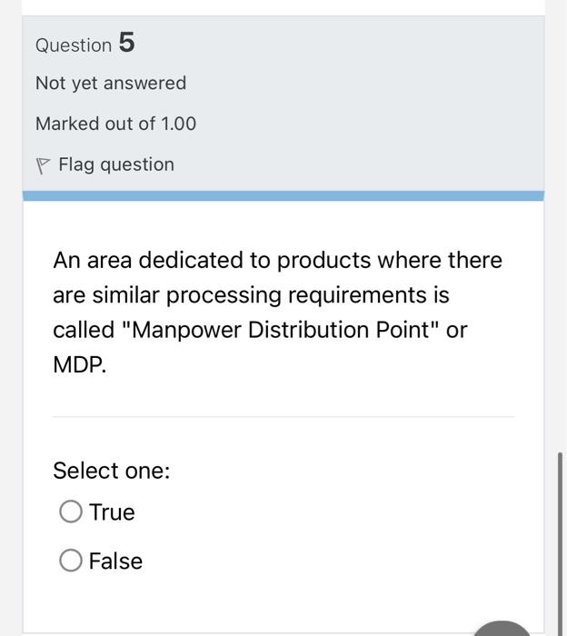 Question 30 Not yet answered Marked out of 1.00