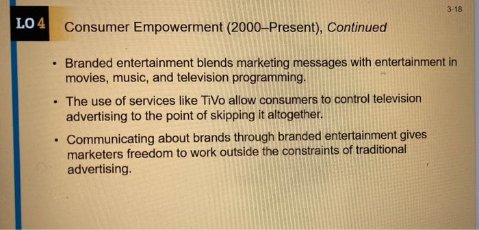 Question??? 3-17 LO 4 Consumer Empowerment