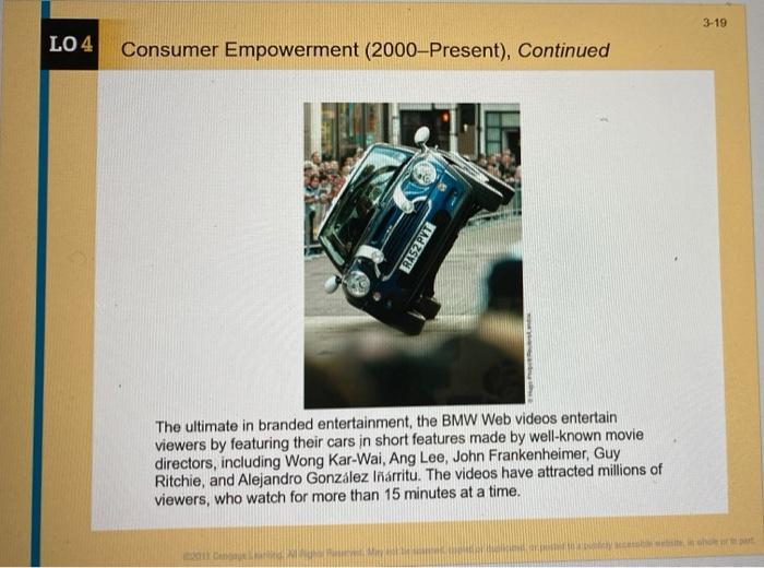 Question??? 3-17 LO 4 Consumer Empowerment