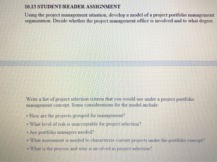 project & management 10.12 PROJECT MANAGEMENT