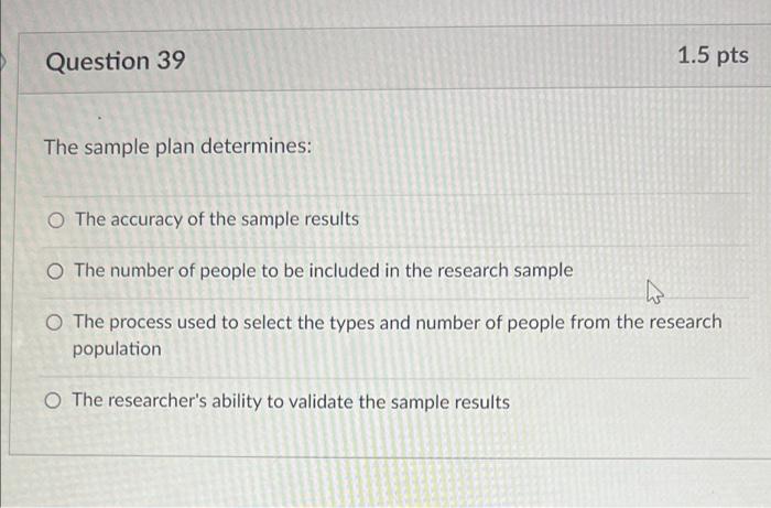 Question 37 The most common confidence level and
