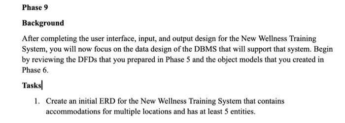 create a ERD with at least 2 locations and 5