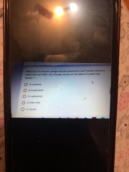 What type of research design should a researcher