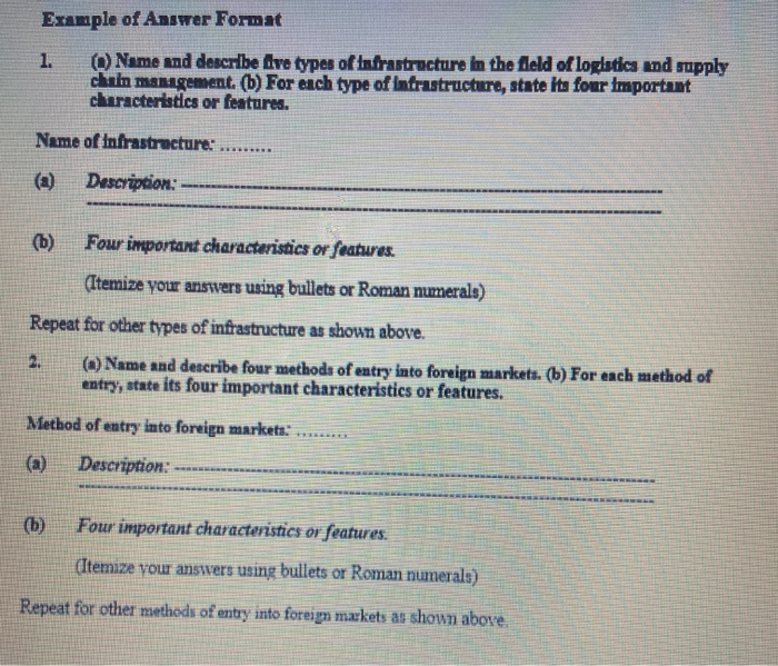 CHAPTER 3 1. @ Name and describe five types of