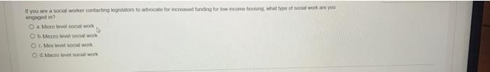 social work ? you a social work contacting