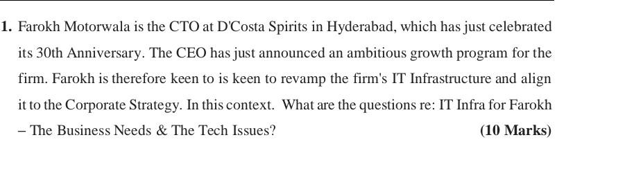 Farokh Motorwala is the CTO at D'Costa Spirits in