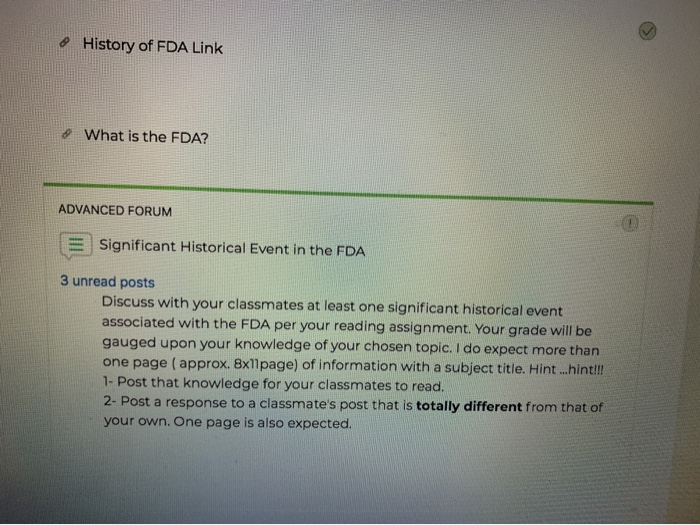 UPURUM gnificant Historical Event in the FDA d